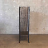 Vintage Industrial File Cabinet - Steel w/ Brass Pulls