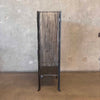 Vintage Industrial File Cabinet - Steel w/ Brass Pulls