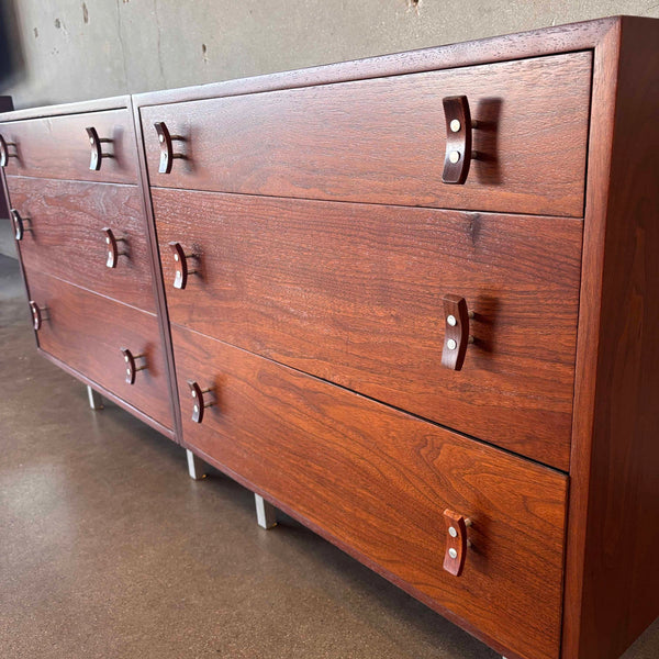 mid century modern 8 drawer dresser Vintage Mid Century Modern Stanley Young Walnut Eight Drawer Dresser