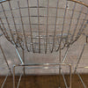 Set of Three Reproduction Harry Bertoia Chrome Wired Barstools