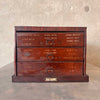 1920's Rit Dye Counter Display With Three Drawers Product Image