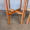 Pair of Mid Century Modern Scandinavian Bar Stools
