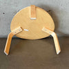Vintage IKEA SVALSTA Side Table Brentwood Three-Leg Nesting Table - Made in Poland