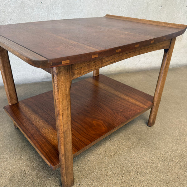 1964 Lane Walnut 2-Tier End Table