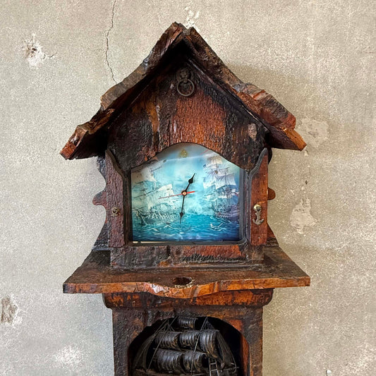 Custom Grandfather Clock in the Manner of Witco Furniture