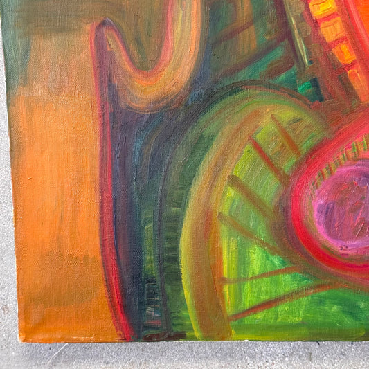 1980's California Art Gordon Virario Acrylic