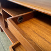 Danish Teak Credenza w/Tambour Doors by Henning Larsen