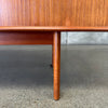 Danish Teak Credenza w/Tambour Doors by Henning Larsen