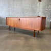 Danish Teak Credenza w/Tambour Doors by Henning Larsen