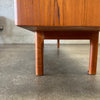 Danish Teak Credenza w/Tambour Doors by Henning Larsen