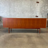 Danish Teak Credenza w/Tambour Doors by Henning Larsen