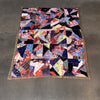Vintage Handmade "Crazy" Quilt Made From Rayon Dresses Product Image