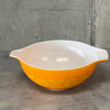 Vintage Pyrex #444 Sunflower Orange Four Quart Cinderella Mixing Bowl