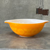 Vintage Pyrex #444 Sunflower Orange Four Quart Cinderella Mixing Bowl
