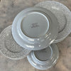 Set of 16 Mikasa Ultra Stone Gray Dinner & Salad Plates