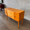 Rare Vintage Solid Wood Credenza By Heywood Wakefield