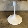 Mid Century Modern Tulip Base Marble Top Side Table Product Image