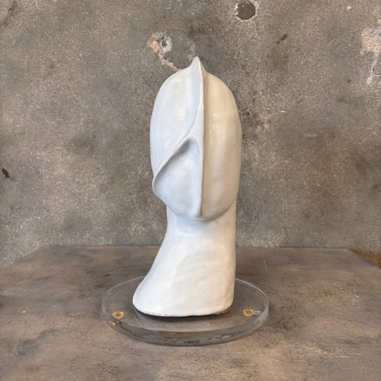 Stan Nydell Head "White" on Lucite