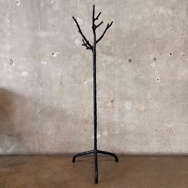 Metal Tree Trunk Coat Rack