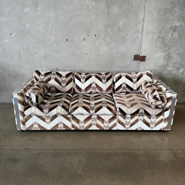 1970's Sofa in the Style of Milo Baughman