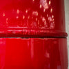 Vintage Mid Century Modern Red Porcelain Enamel Finish Preway Fireplace
