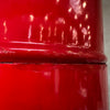 Vintage Mid Century Modern Red Porcelain Enamel Finish Preway Fireplace