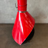 Vintage Mid Century Modern Red Porcelain Enamel Finish Preway Fireplace