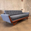 1960s Kroehler Sofa - New Foam & New Deadstock Fabric