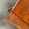 Danish Modern Teak Hidden Leaf Dining Table