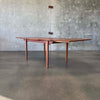 Danish Modern Teak Hidden Leaf Dining Table