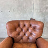 Restoration Hardware Churchill Tufted Leather Recliner