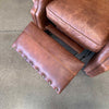 Restoration Hardware Churchill Tufted Leather Recliner