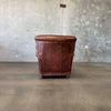 Restoration Hardware Churchill Tufted Leather Recliner