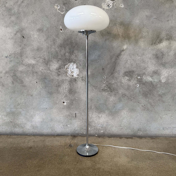 Mid Century Modern Mushroom Floor Lamp Designed by Bill Curry for Designline