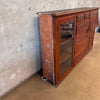 Victorian Hutch w/ Drop-Down Desk, Drawers, & Display Cabinet