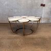 Anthropologie Boutoniere Coffee Table - Marble and Metal