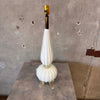 Barovier White Opaline Glass Footed Murano Lamp