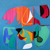 Benni Korzen Abstract Painting '10 (Blue)