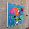 Benni Korzen Abstract Painting '10 (Blue)