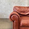 Stickley Leather Lounge Chair and Ottoman