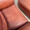 Stickley Leather Lounge Chair and Ottoman