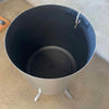 Vintage Paul Mayen Aluminum Planter w/ 5-Star Base - Made in England