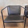 Pair of Black Leather Brenda Arm Chairs by Antonio Citterio for Flexform #1