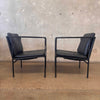 Pair of Black Leather Brenda Arm Chairs by Antonio Citterio for Flexform #2