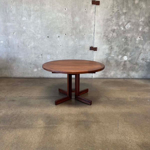 Mid Century Modern Walnut Dining Table w/ Two Leaves