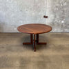 Mid Century Modern Walnut Dining Table w/ Two Leaves