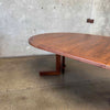 Mid Century Modern Walnut Dining Table w/ Two Leaves