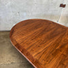 Mid Century Modern Walnut Dining Table w/ Two Leaves