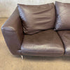 Designer Leather Sofa by Dellarobba in Espresso
