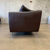 Designer Leather Sofa by Dellarobba in Espresso